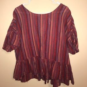 MultiColored Flowy Blouse